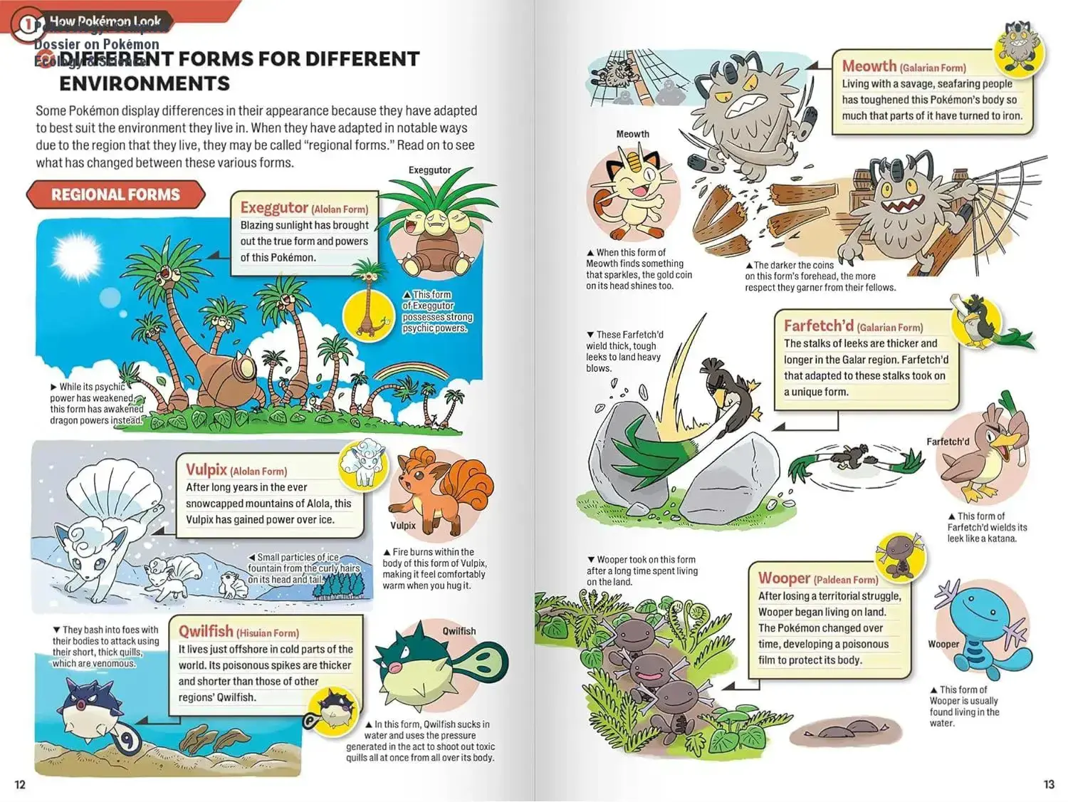 Pokécology An Illustrated Guide to Pokémon Ecology book cover showcasing scientific Pokémon data