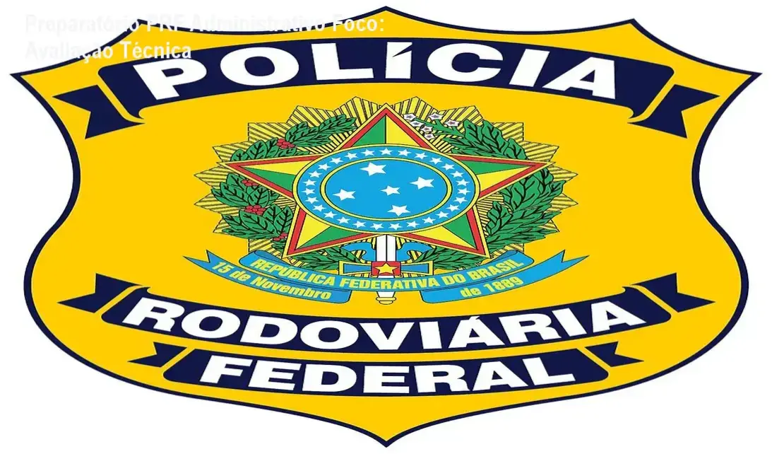 Capa digital do e-book Preparatório PRF Administrativo Foco com simulados e questões comentadas