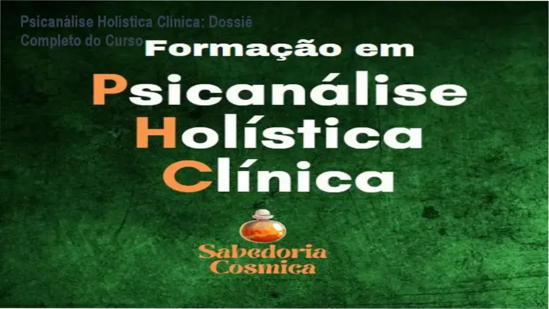 Representação visual do curso de Psicanálise Holística Clínica integrando mente e espiritualidade