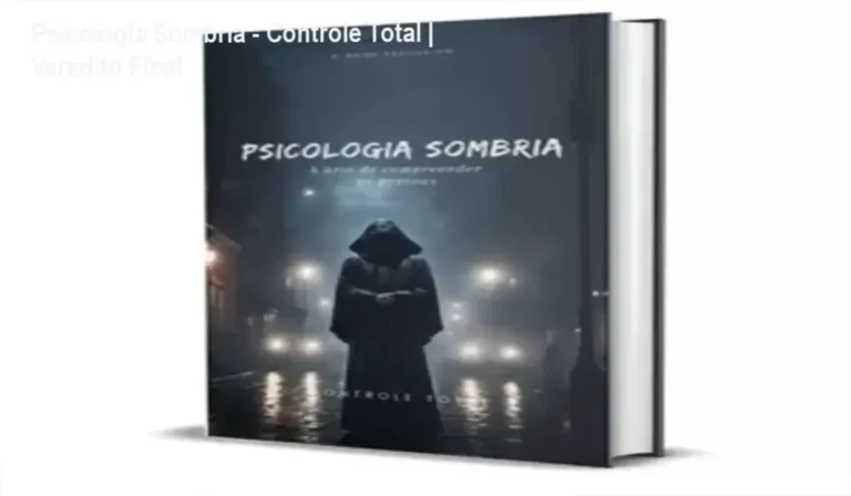 Capa do e-book Psicologia Sombria focada em persuasão e linguagem corporal