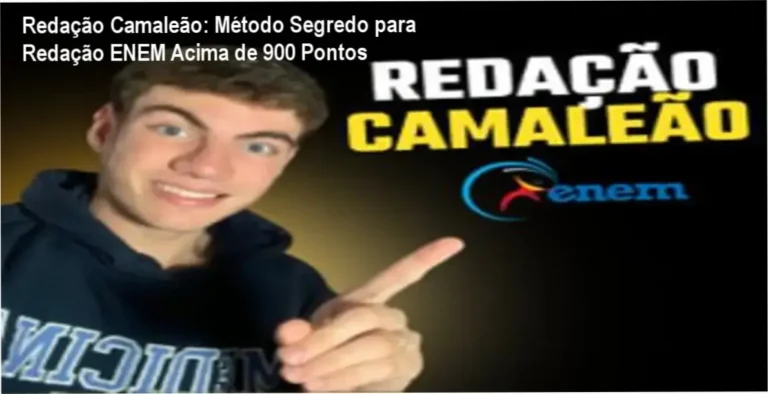 Método Camaleão transformando redações ENEM em soluções estruturadas para altos índices de desempenho
