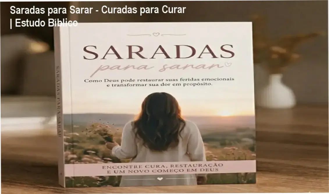 Capa digital do ebook Saradas para Sarar - Curadas para Curar com título em destaque