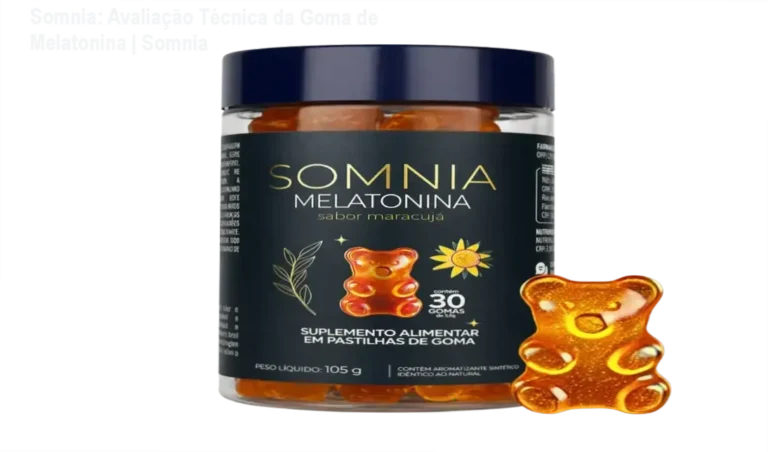 Gomas mastigáveis Somnia sabor maracujá para higiene do sono