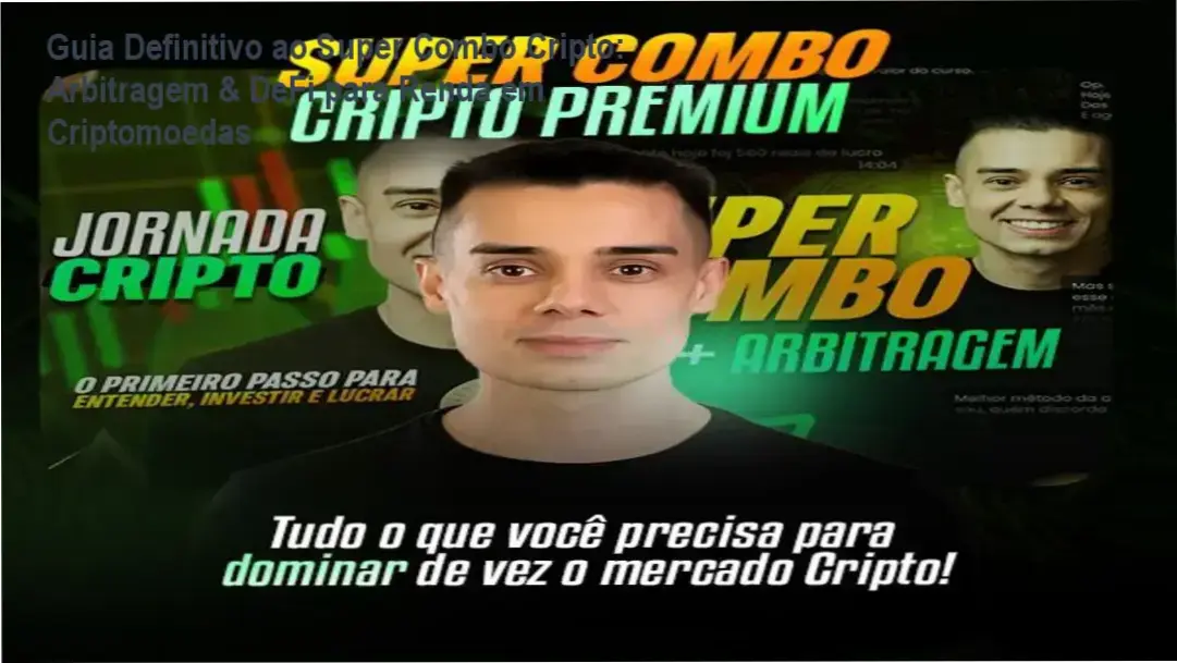Curso online sobre arbitragem cripto e DeFi com estratégias de investimento.