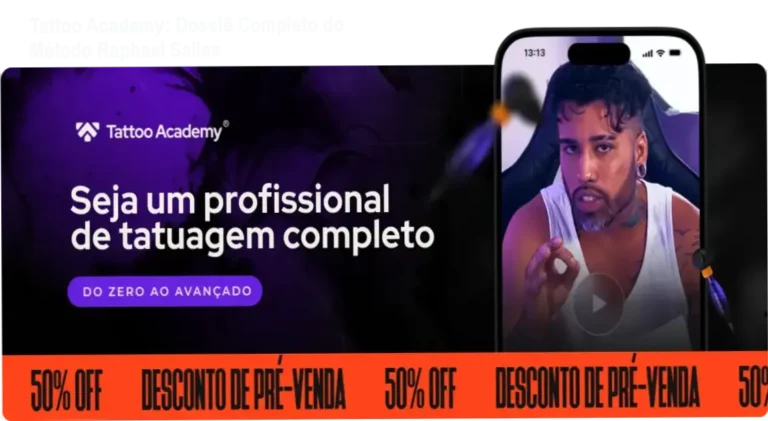 Equipamentos de tatuagem profissional e materiais de arte sobre mesa de trabalho
