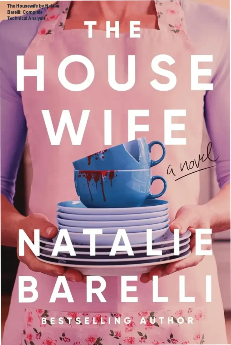 Book cover of The Housewife by Natalie Barelli depicting a psychological domestic thriller