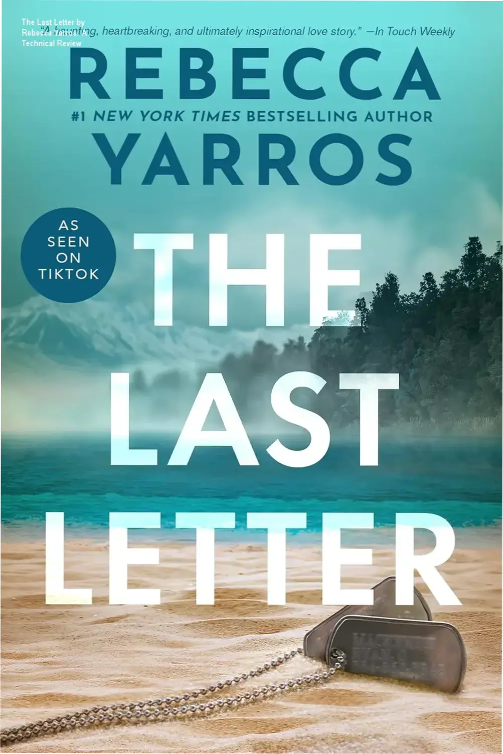 Cover of The Last Letter by Rebecca Yarros displayed on a digital e-reader