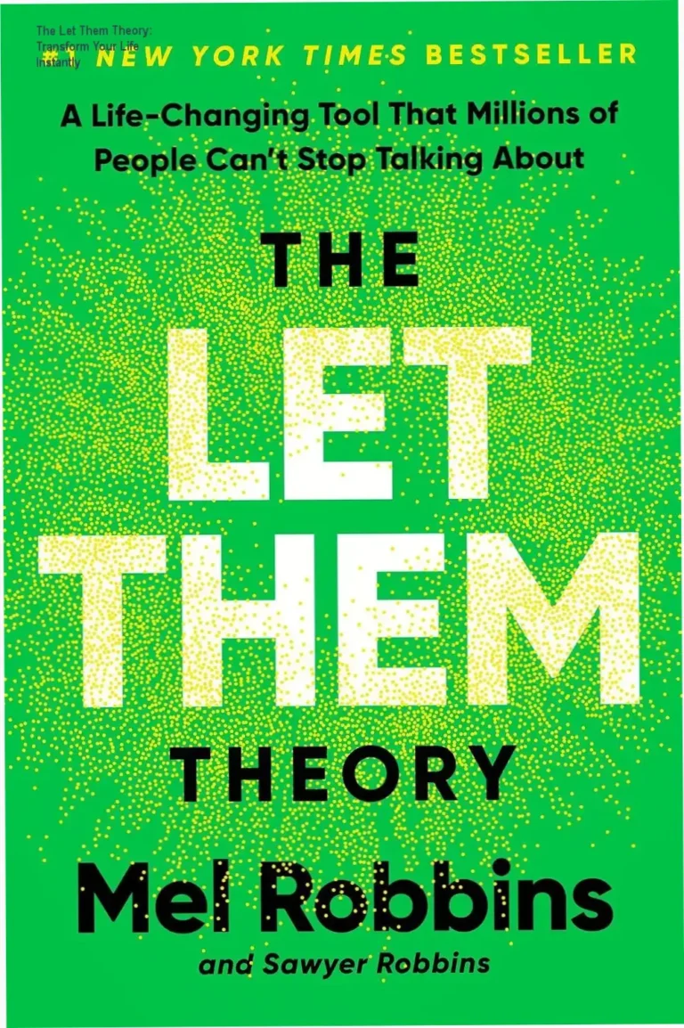 Cover of The Let Them Theory book by Mel Robbins