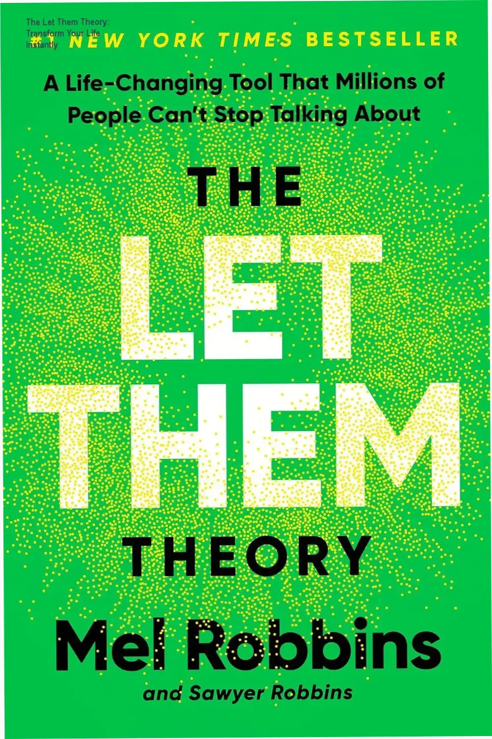 Cover of The Let Them Theory book by Mel Robbins