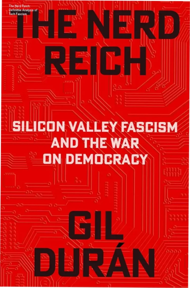 The Nerd Reich book cover analyzing tech authoritarianism