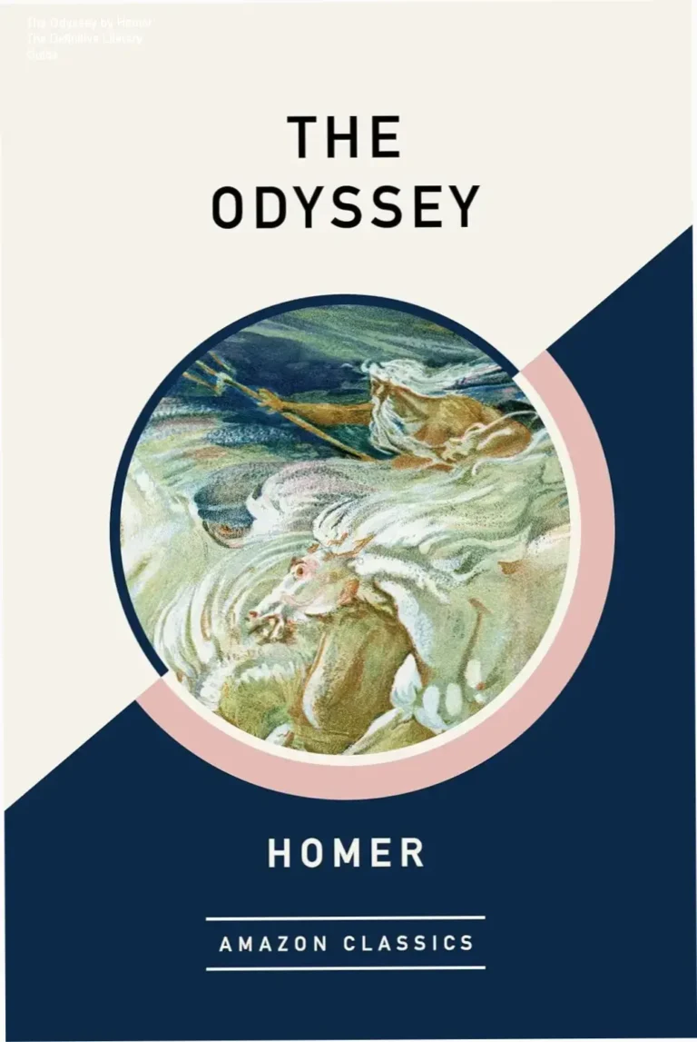 The Odyssey AmazonClassics Edition ebook cover showcasing Homer's epic journey