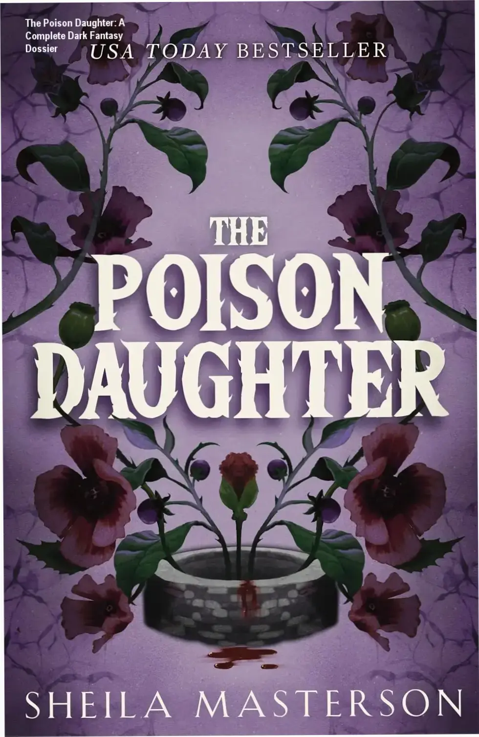 Cover art and Kindle edition preview of The Poison Daughter by Sheila Masterson