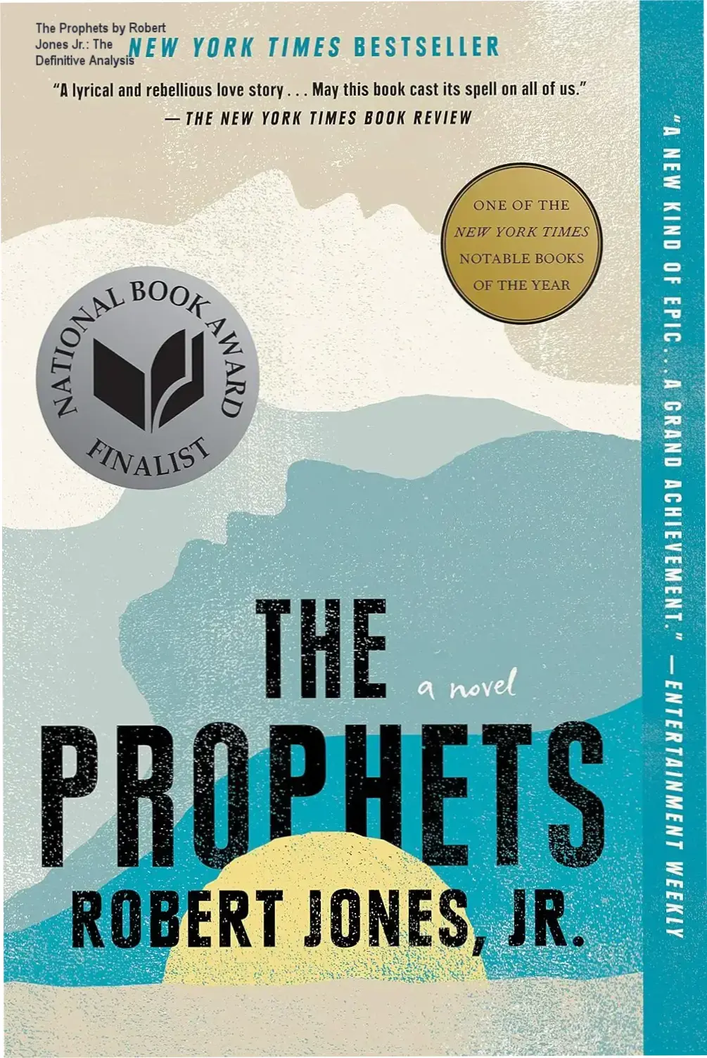 Book cover of The Prophets by Robert Jones Jr. highlighting historical fiction themes