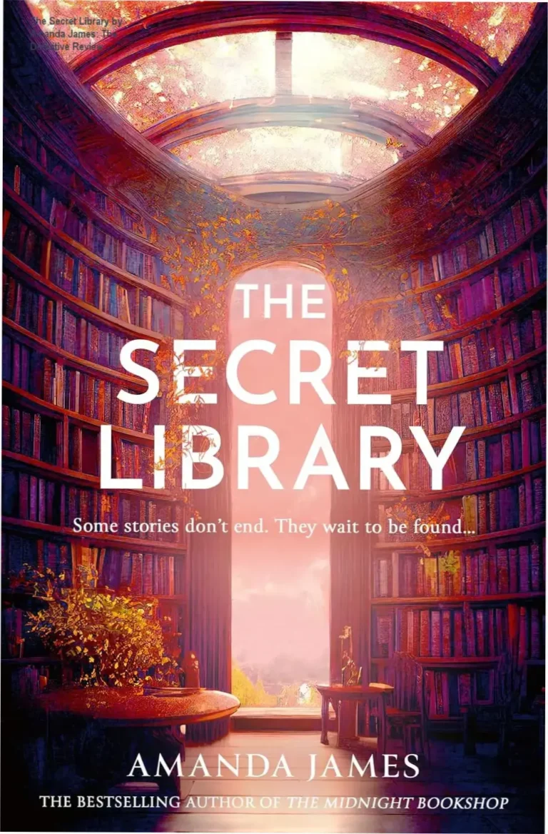 The Secret Library book cover showcasing a magical literary atmosphere