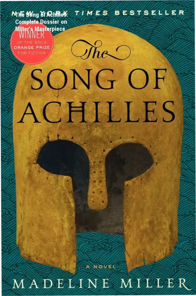 Cover of The Song of Achilles ebook by Madeline Miller depicting the epic love story of the Trojan War