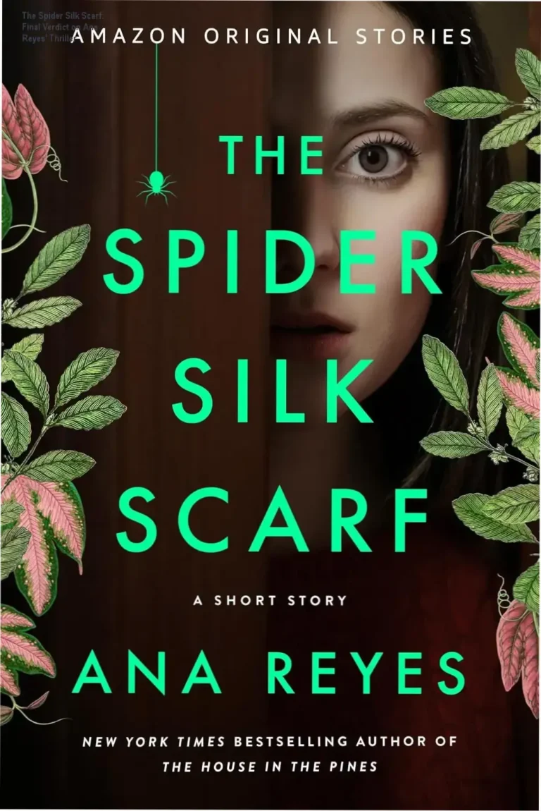 The Spider Silk Scarf ebook cover by Ana Reyes featuring a dark mystery theme