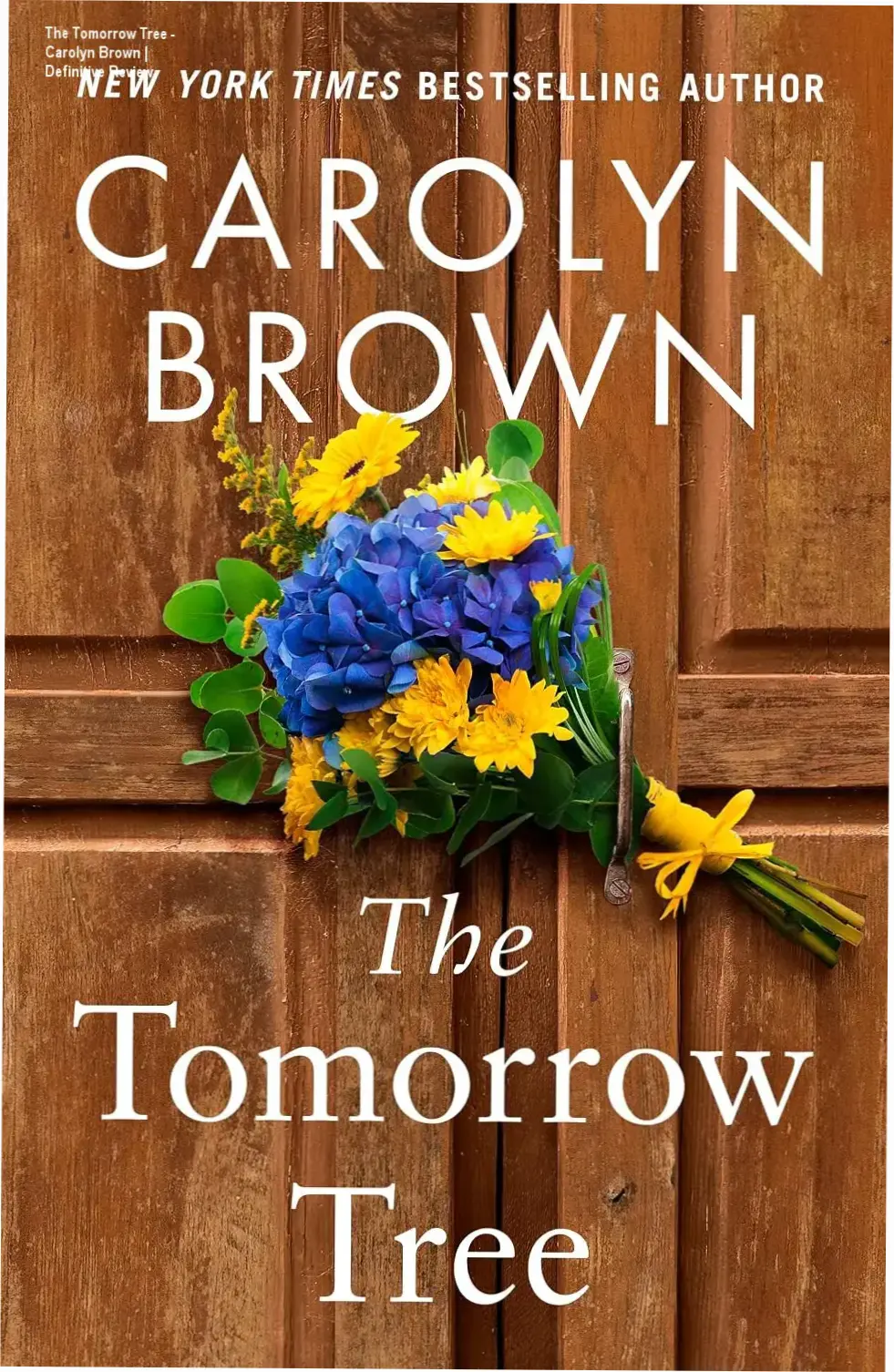The Tomorrow Tree by Carolyn Brown ebook cover featuring rural Texas themes