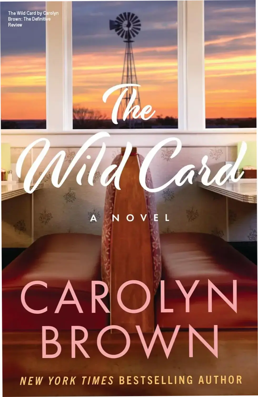 Ebook cover of The Wild Card by Carolyn Brown, a heartfelt romance novel set in Texas.