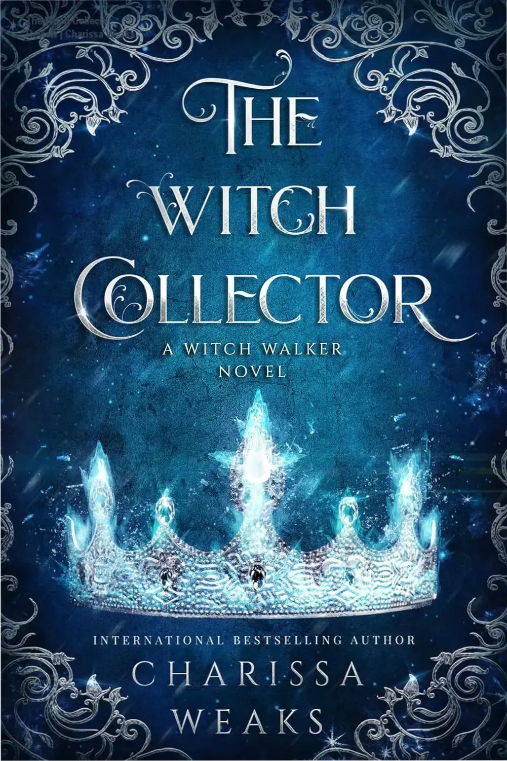 Cover art of The Witch Collector featuring a mysterious sorcerer and a determined witch