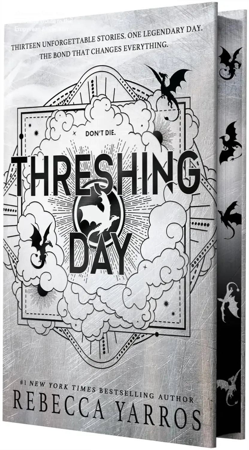 Deluxe hardcover of Threshing Day Wing and Claw Collection by Rebecca Yarros