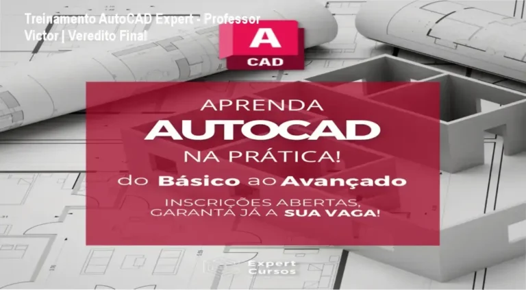 Interface de desenho técnico no software AutoCAD exibindo um projeto arquitetônico detalhado em 2D e 3D