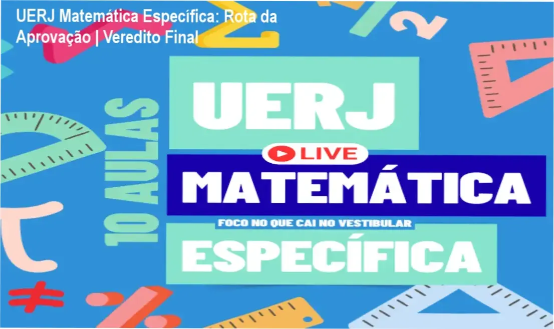 Material de estudo UERJ Matemática Específica Rota da Aprovação com foco em aprovação