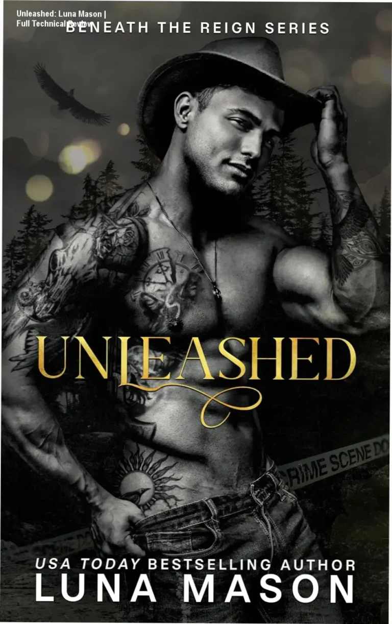 Book cover of Unleashed by Luna Mason featuring dark romantic themes