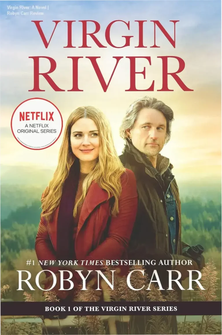Cover of Virgin River novel by Robyn Carr showing small town romance and Netflix series
