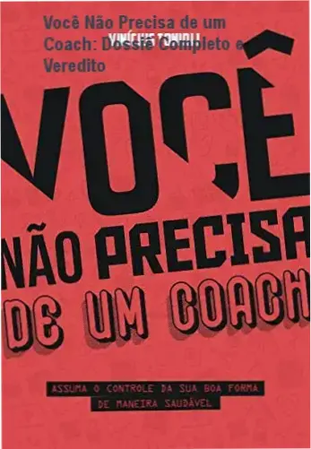 Capa do ebook Você Não Precisa de um Coach de Vinicius Tonioli sobre autonomia fitness e nutrição