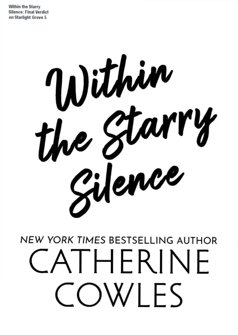 Ebook cover of Within the Starry Silence by Catherine Cowles displayed on a digital reader