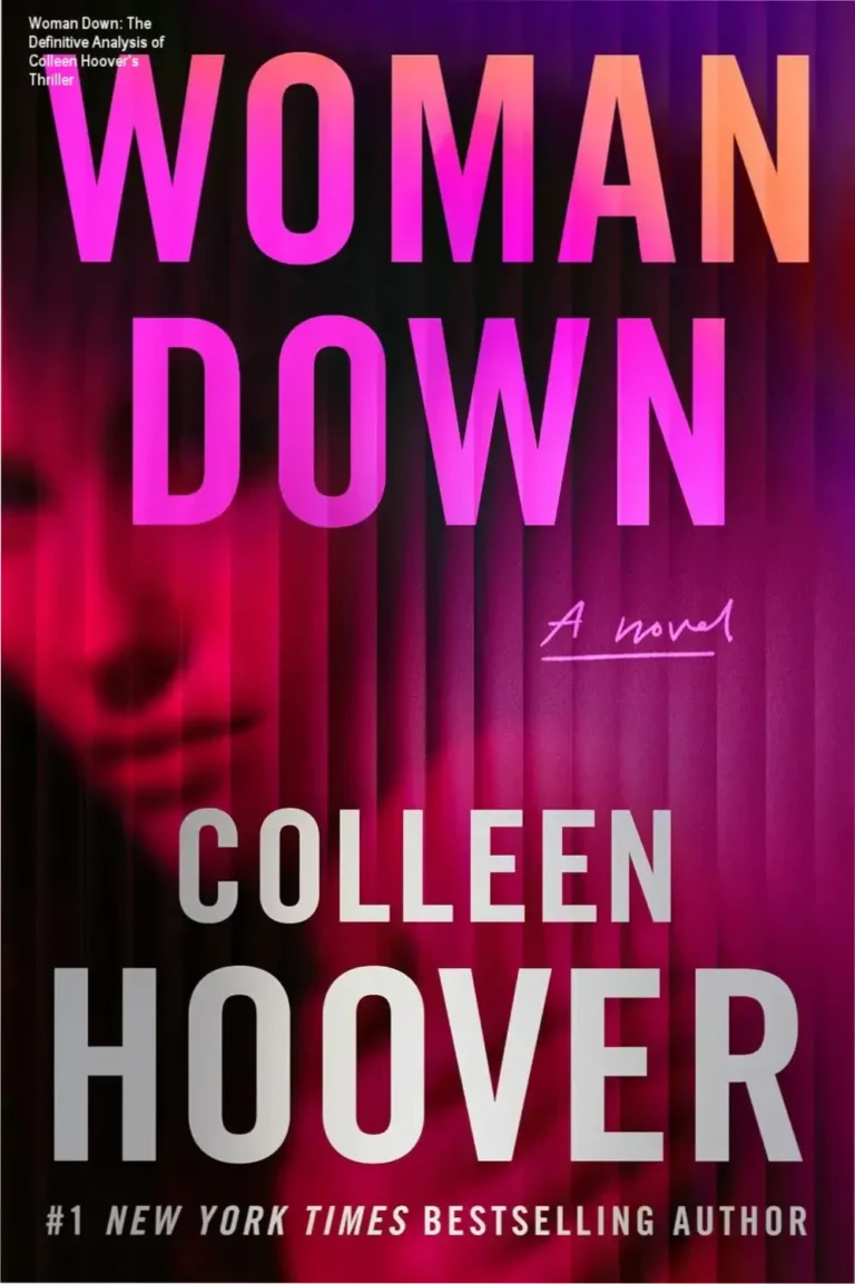 Digital cover of Woman Down by Colleen Hoover reflecting its suspenseful thriller atmosphere