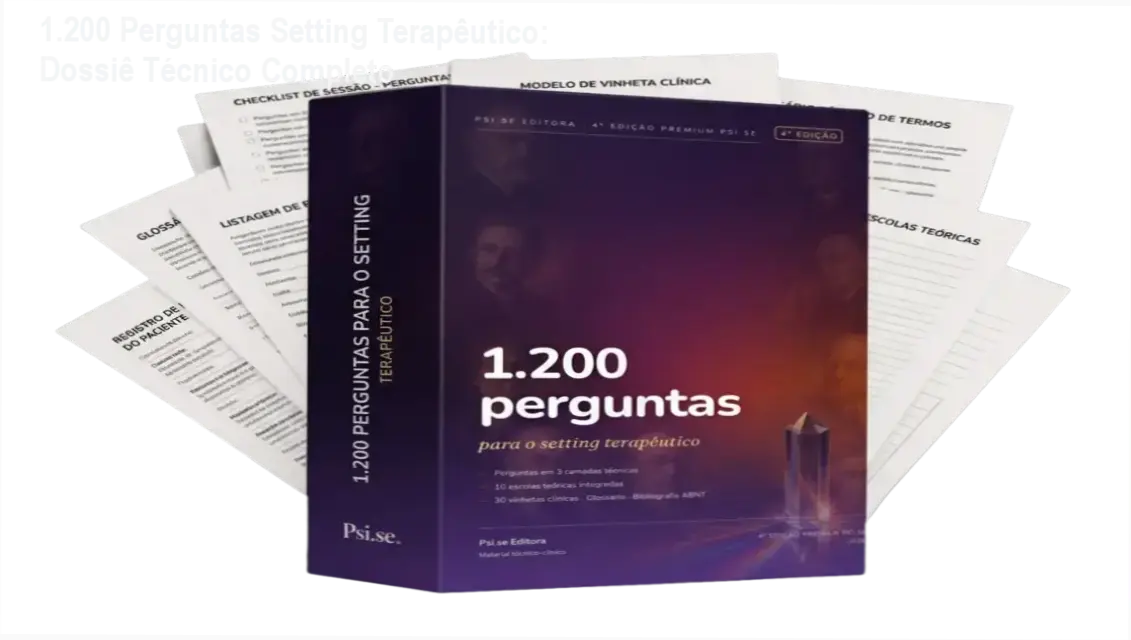 Capa do ebook 1.200 Perguntas para o Setting Terapêutico da Psi.se Editora