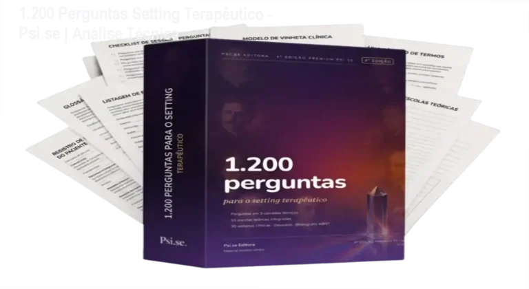 Capa do ebook 1.200 Perguntas para o Setting Terapêutico para psicólogos e psicanalistas