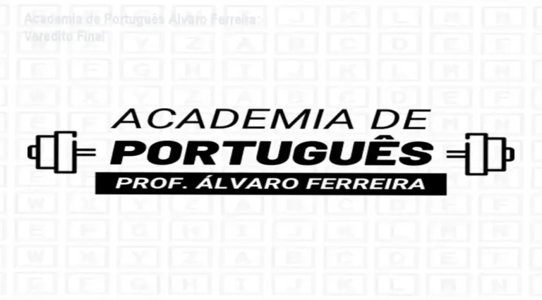 Interface do curso Academia de Português do professor Álvaro Ferreira para concursos públicos
