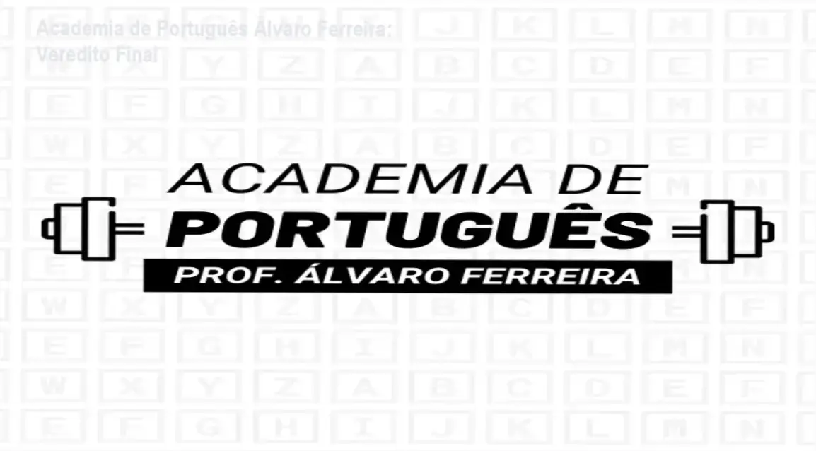 Interface do curso Academia de Português do professor Álvaro Ferreira para concursos públicos