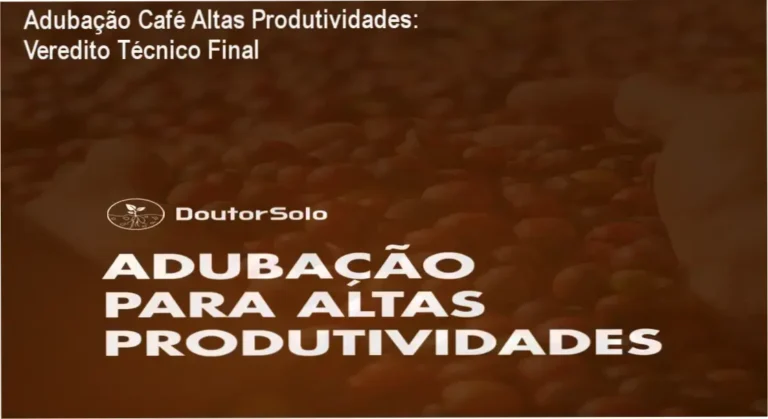 Representação técnica do método de Adubação Café Altas Produtividades para maximizar a colheita de grãos