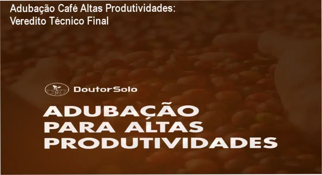 Representação técnica do método de Adubação Café Altas Produtividades para maximizar a colheita de grãos