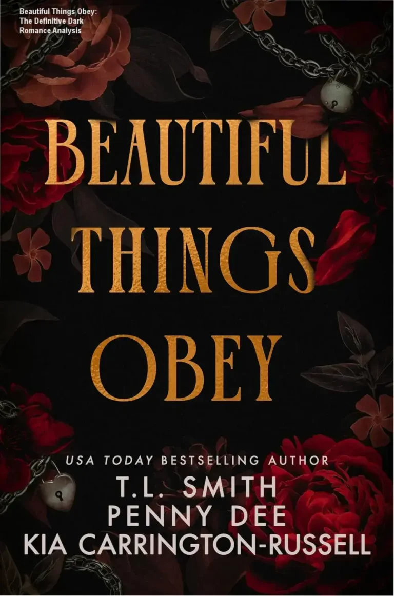 Digital cover of the dark romance novel Beautiful Things Obey