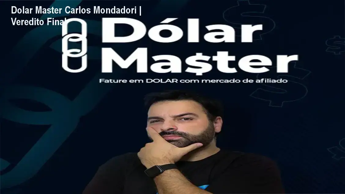 Interface do treinamento Dolar Master de Carlos Mondadori com foco em ganhos em dólar
