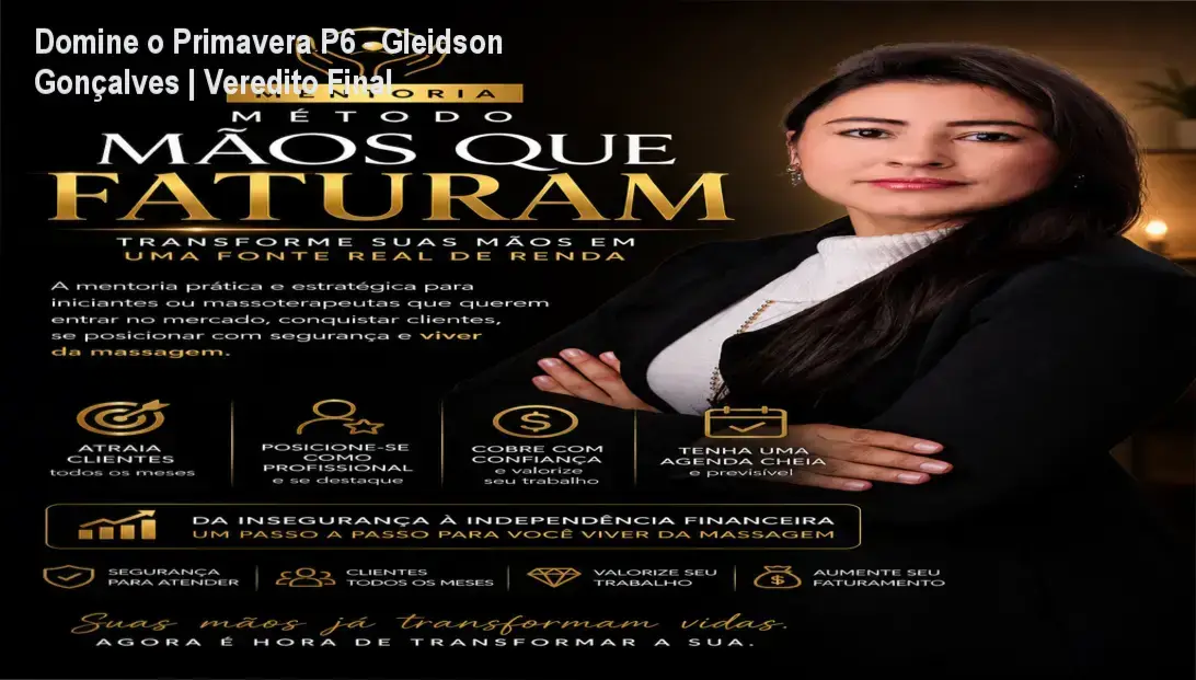 Interface do treinamento Domine o Primavera P6 com foco em AWP e BIM 4D para engenharia