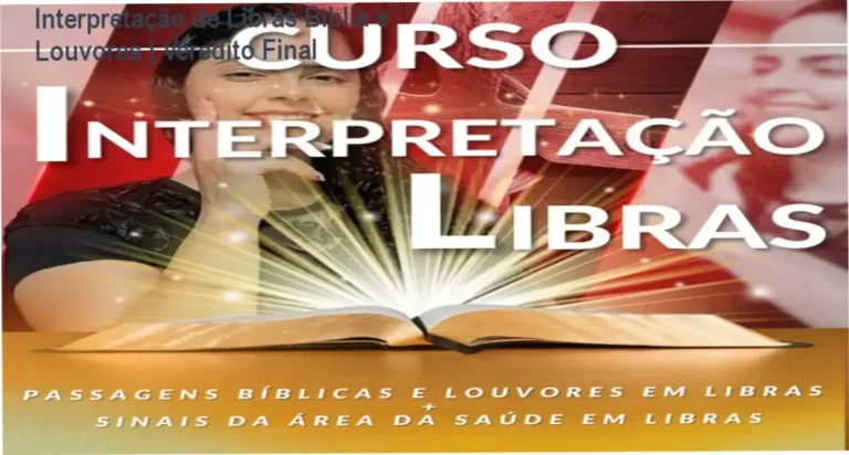 Professora Daylândia Moura ensinando interpretação de Libras com a Bíblia e louvores