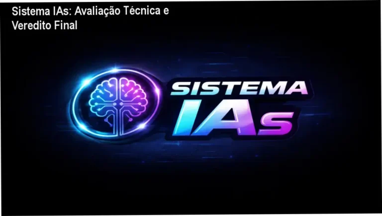 Interface do curso Sistema IAs demonstrando a criação de conteúdos profissionais com inteligência artificial