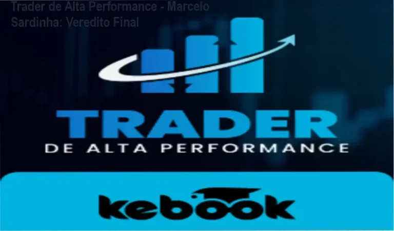 Interface do Curso Trader de Alta Performance de Marcelo Sardinha focada em análise técnica e gestão de risco