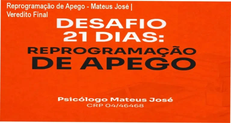 Guia prático do Desafio 21 Dias de Reprogramação de Apego para superar a dependência emocional