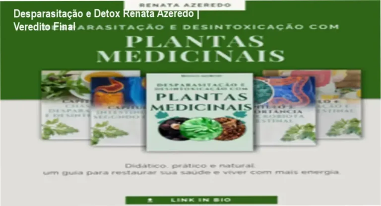 Capa do ebook Desparasitação e Desintoxicação com Plantas Medicinais de Renata Azeredo