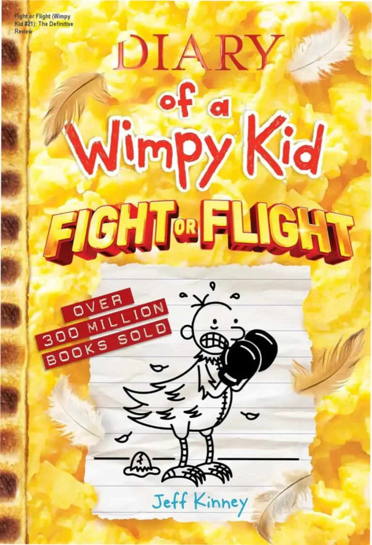 Front cover of Fight or Flight Diary of a Wimpy Kid Volume 21 hardcover book