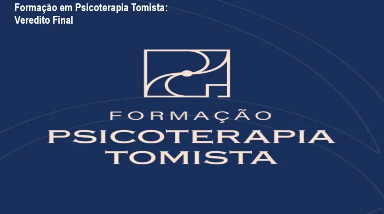 Material de estudo da Formação em Psicoterapia Tomista do Instituto de Psicologia Tomista