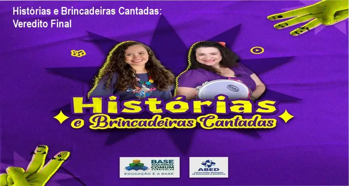 Capa do ebook Histórias e Brincadeiras Cantadas com foco em musicalização infantil