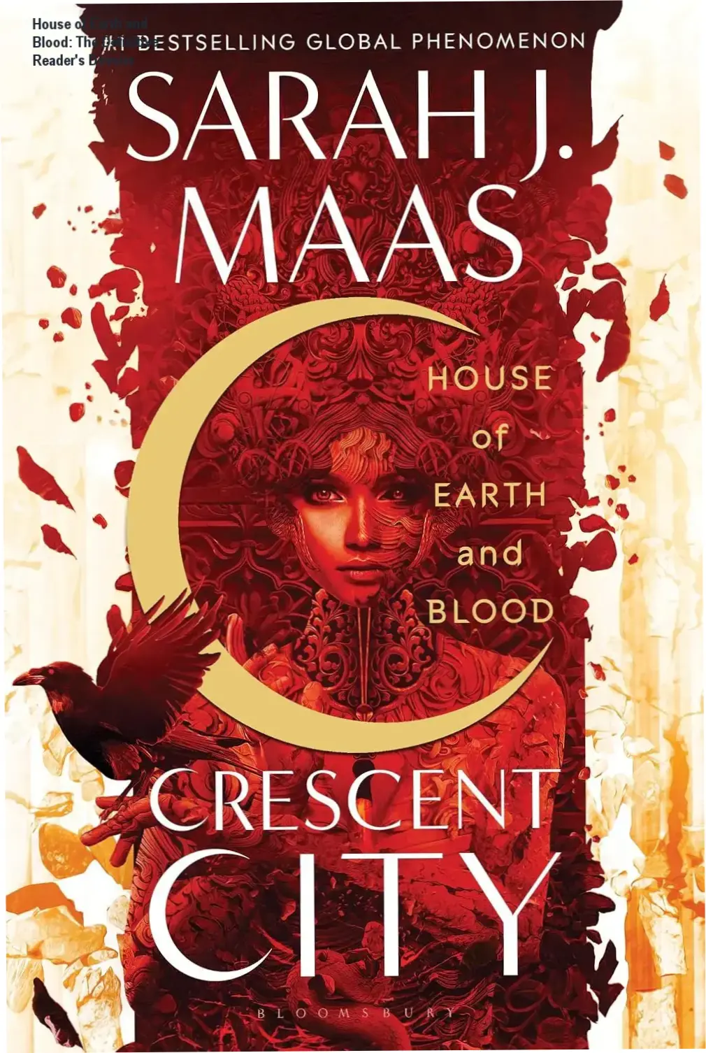 Front cover of the urban fantasy novel House of Earth and Blood by Sarah J. Maas