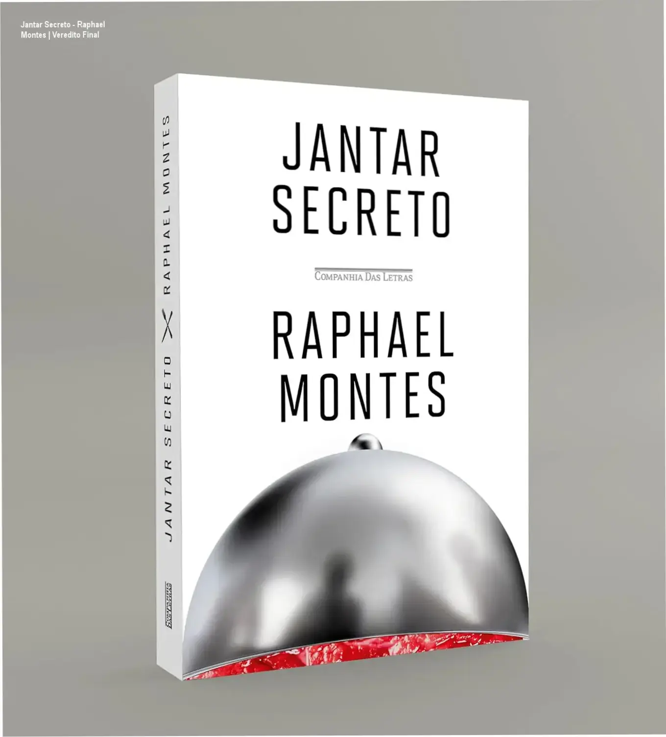 Capa dura da edição de colecionador do livro Jantar Secreto de Raphael Montes